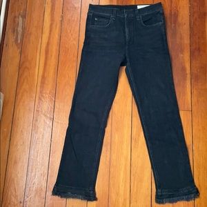 Rag & Bone Black Boot Cut Jeans